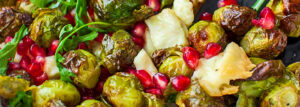 Brukselka zapiekana z serem halloumi