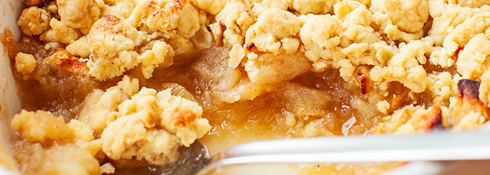 Cobbler z jabłkami