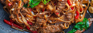 Drunken noodles
