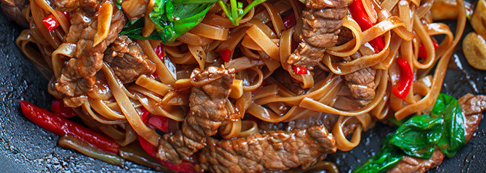 Drunken noodles