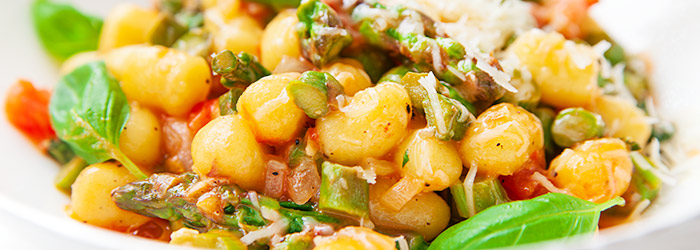 Gnocchi ze szparagami
