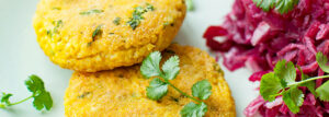 Kotlety curry z kaszy jaglanej