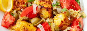 Marokańska sałatka z dorszem