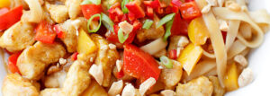 Noodle z kurczakiem hoisin