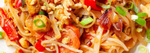 Pad Thai z tofu i warzywami