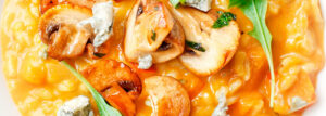 Risotto z dynią i gorgonzolą