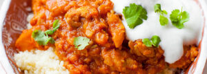 Tagine z kurczaka z soczewicą