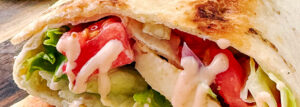 Wrap z halloumi
