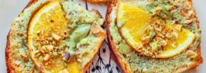 Bostock – toasted brioche with cream
