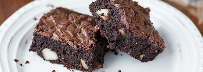 Brownie na mące żytniej
