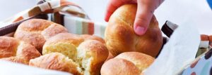 Bułeczki drożdżowe ” koniczynki”