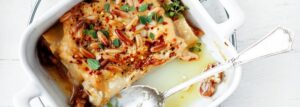 Cannelloni z kurkami i kozim serem