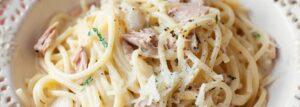 Carbonara z tuńczykiem