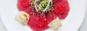 Carpaccio z tuńczyka