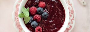 Fruit Cold Soup with Mint