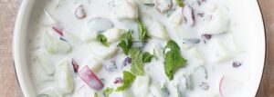 Cold Soup with Cucumber, Radish, Tarragon, and Mint