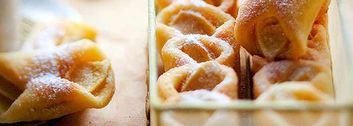 Ciastka – Rożki z jabłkami