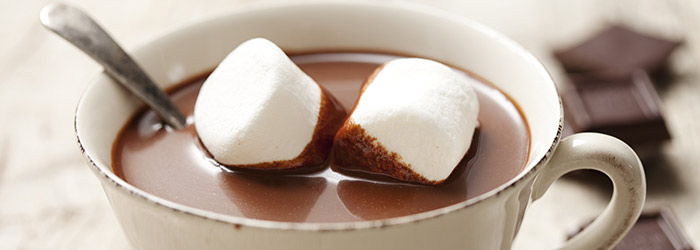 Czekolada na gorąco z piankami marshmallows