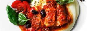 Filety z dorsza z pomidorowym pesto