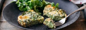 Frittata z jarmużem