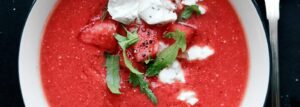 Tomato-watermelon gazpacho