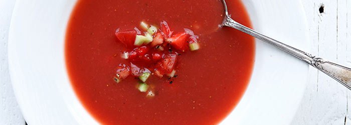Gazpacho z truskawkami