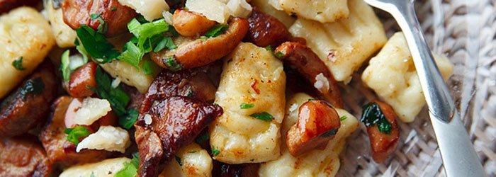 Gnocchi z borowikami