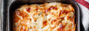Gratin z batatów i selera