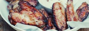 Grillowane skrzydełka w nalewce wiśniowej
