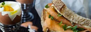 Smoked Salmon, Watercress and Poppy Sandwich