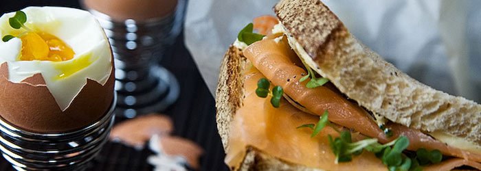 Smoked Salmon, Watercress and Poppy Sandwich