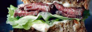 Steak and Truffle Mayo Sandwich