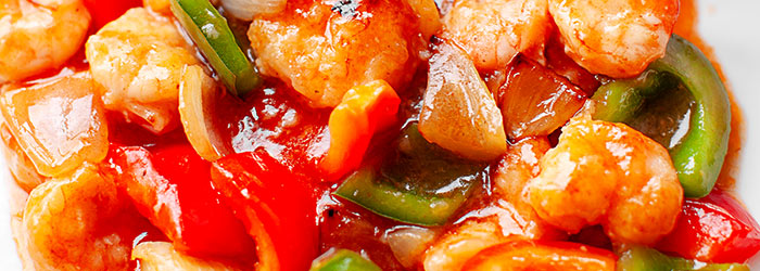 Krewetki Sweet & Sour