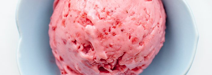 Lody truskawkowe