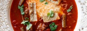 Mexican Beef, Tomato and Green Bean Soup