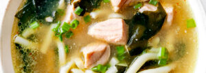 Miso Ramen with Salmon