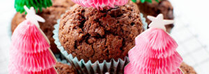 Muffinki piernikowe z czekoladą
