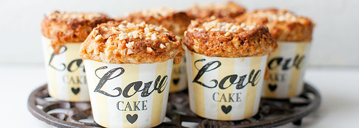Muffiny z jabłkami