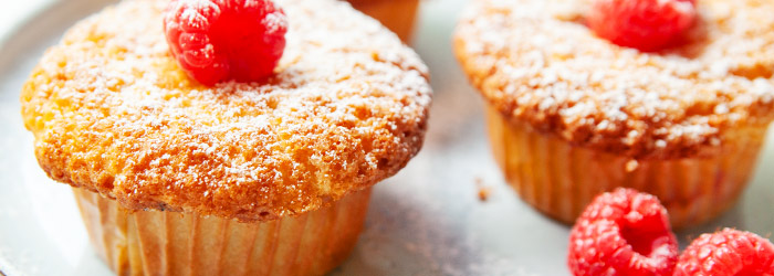 Muffiny z malinami