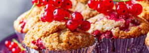 Muffiny z porzeczkami
