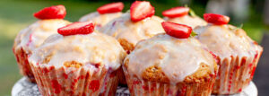Muffiny z truskawkami
