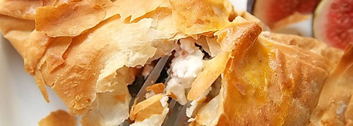 Paczuszki z figami w cieście fillo