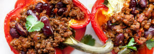Papryki faszerowane chili con carne