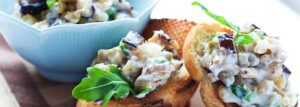 Pasta z bakłażana i zielonych oliwek