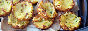 Baked potato pancakes