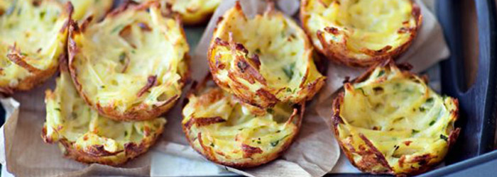 Baked potato pancakes