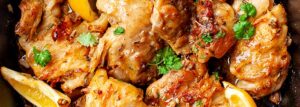Pieczone udka kurczaka z tymiankiem i cytryną