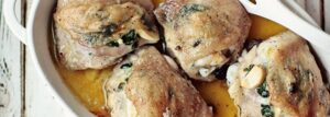 Pieczone udka kurczaka z ziołami
