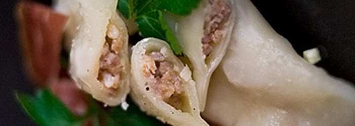 Pierogi z mieloną wołowiną
