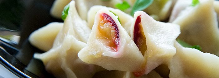 Pierogi ze śliwkami